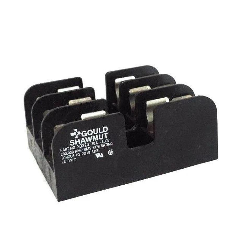 Used GOULD SHAWMUT 30323 FUSE BLOCK 30A, 600V