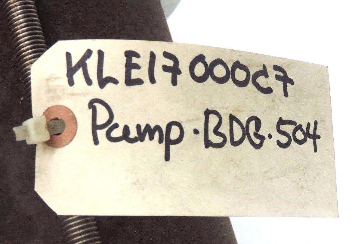 Used USED BDG-504 PUMP KLE17000C7