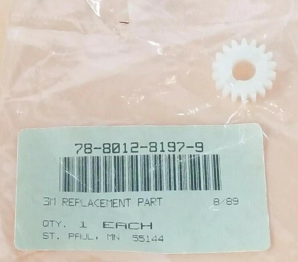 Used NEW 3M REPLACEMENT PART: 78-8012-8197-9