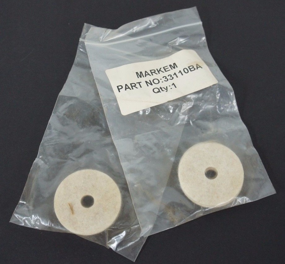 Used NEW MARKEM IMAJE 33110BA FELT WASH KIT SEAL REPLACEMENT KIT - LOT OF 7