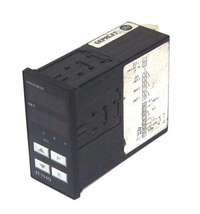 Used ELOTECH R1140-10-00-1 SINGLE ZONE TEMPERATURE CONTROLLER R1140, 2357-022