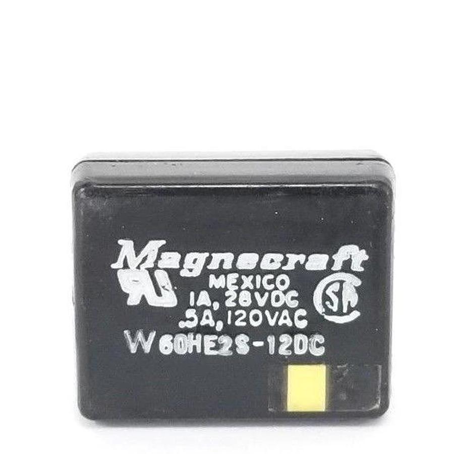 Used MAGNECRAFT W60HE2S-12DC RELAY 1A/28VDC, 0.5A/120VAC, W60HE2S12DC