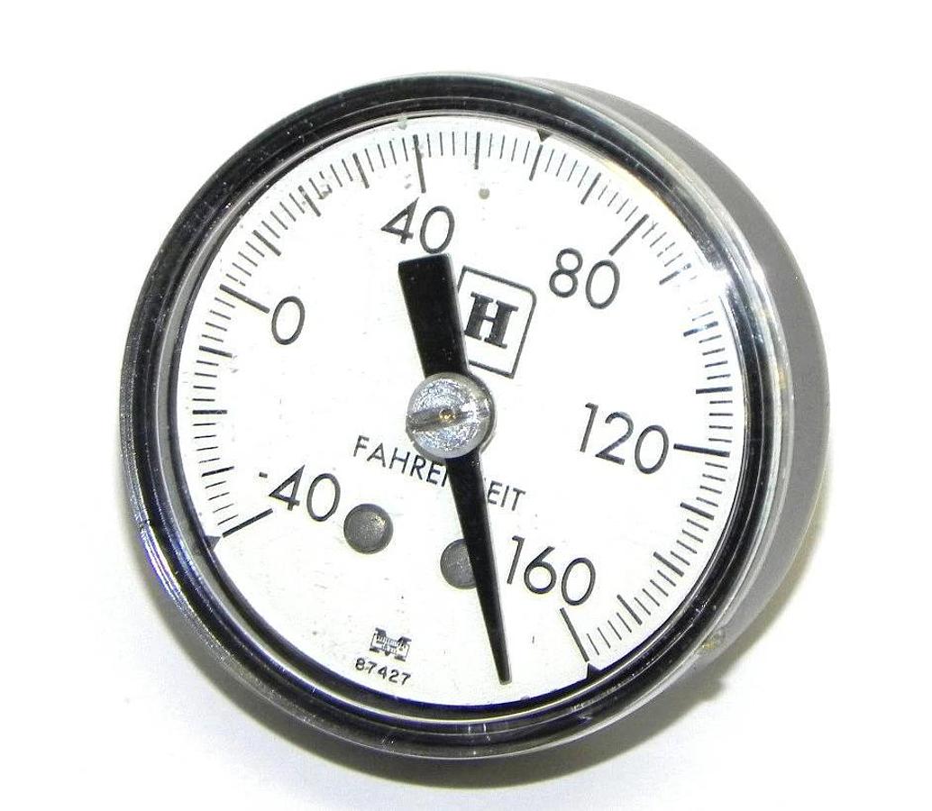 NIB HONEYWELL 305929, -40-160 DEGREES TEMPERATURE GAUGE 87427