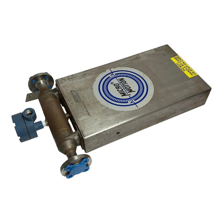 Used Micro Motion DS100S128SU Coriolis Mass Flow Sensor 1" 2250 PSI Used