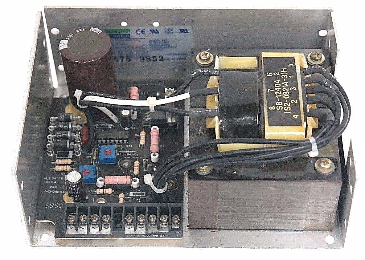 Used SOLA SLS-24-036T REGULATED POWER SUPPLY 24VDC@3.6A SLS24036Y