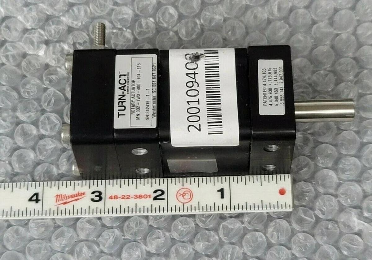 NEW TURN-ACT 032-1W3-400-704-E15 ROTARY ACTUATOR 0321W3400704E15