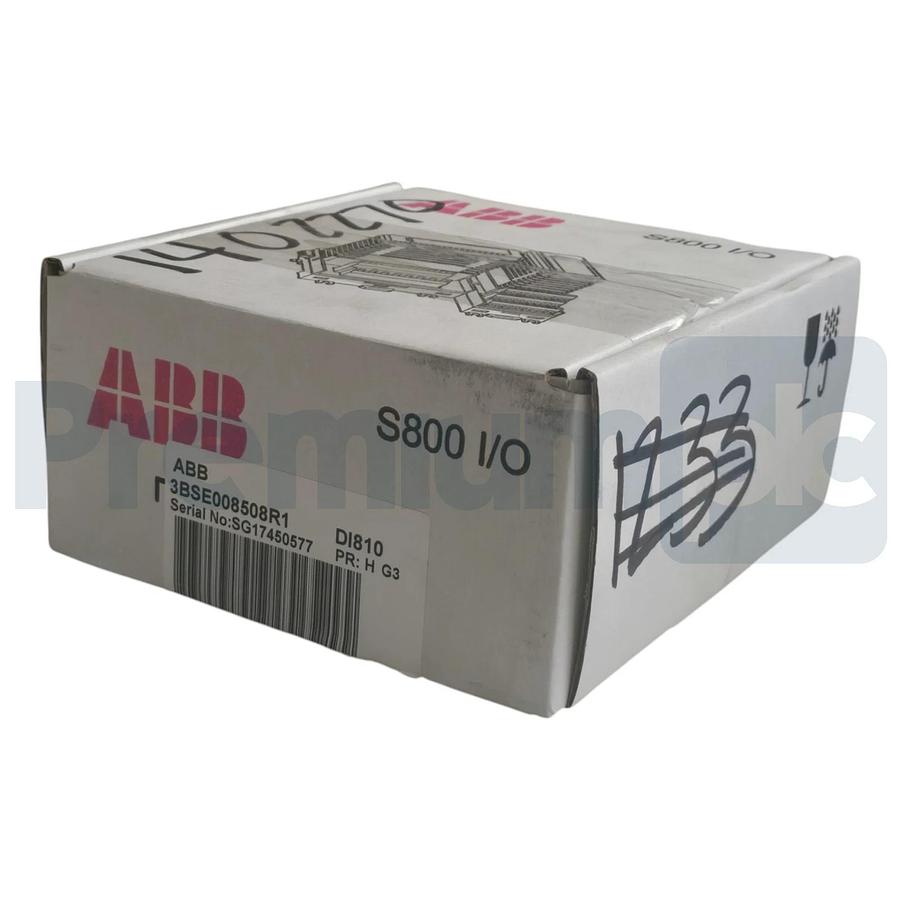 ABB S800 I/O 3BSE008508R1 DI810 Digital Input Module 24V 16-Ch PR:H G3 NSMP