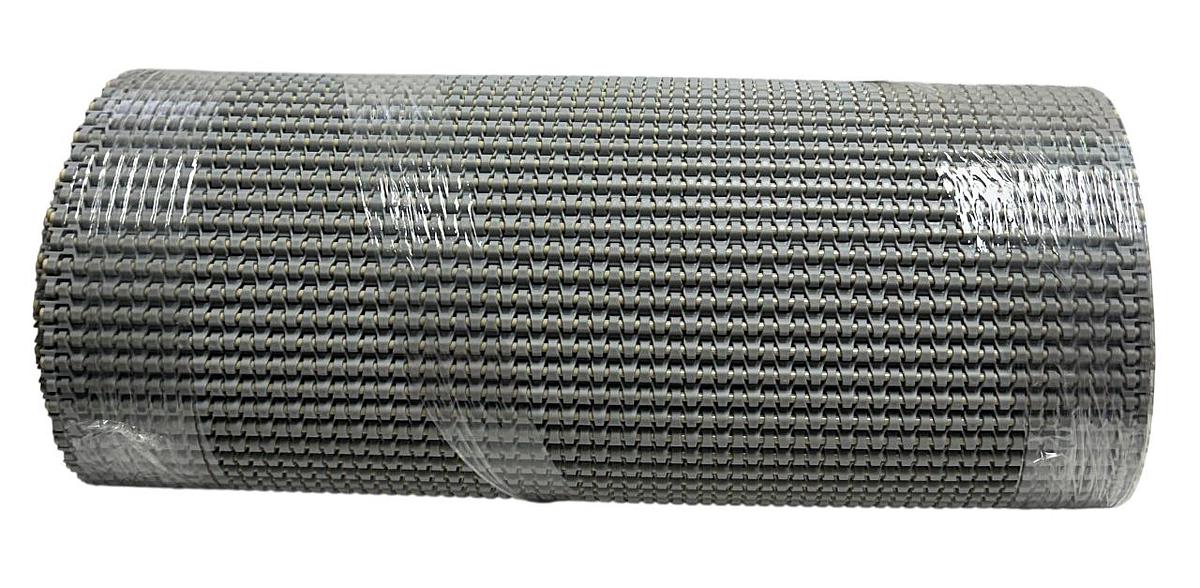 Used HABASIT AMERICA M1220 FLAT TOP PP GRAY NYLON RODS L=15.66' W=23.7'' NSMP