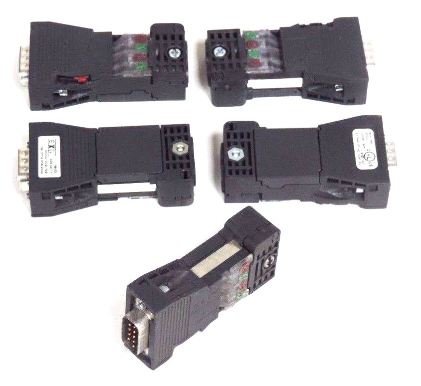Used 5 SIEMENS 6GK1-500-0FC00 CABLE CONNECTORS 6GK15000FC00