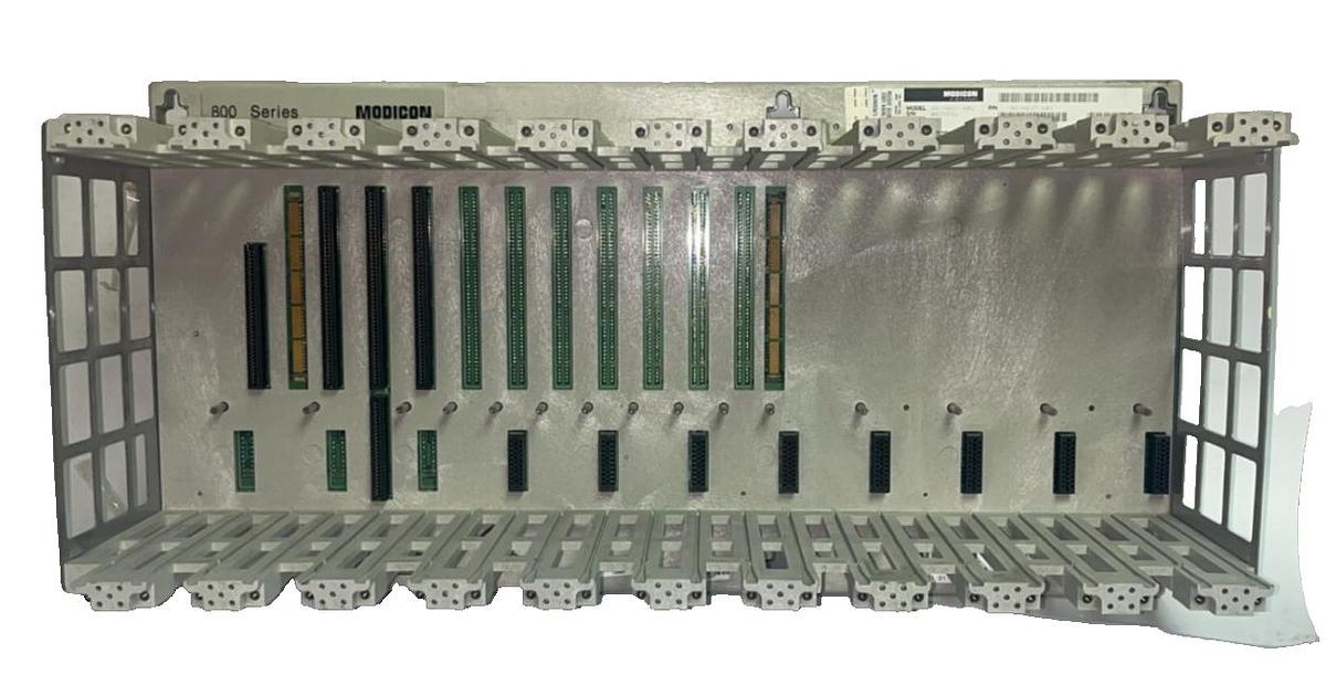 Used MODICON H827-103 800-Series I/O Housing 7-Slot PLC Rack Chassis H827103, NSMP