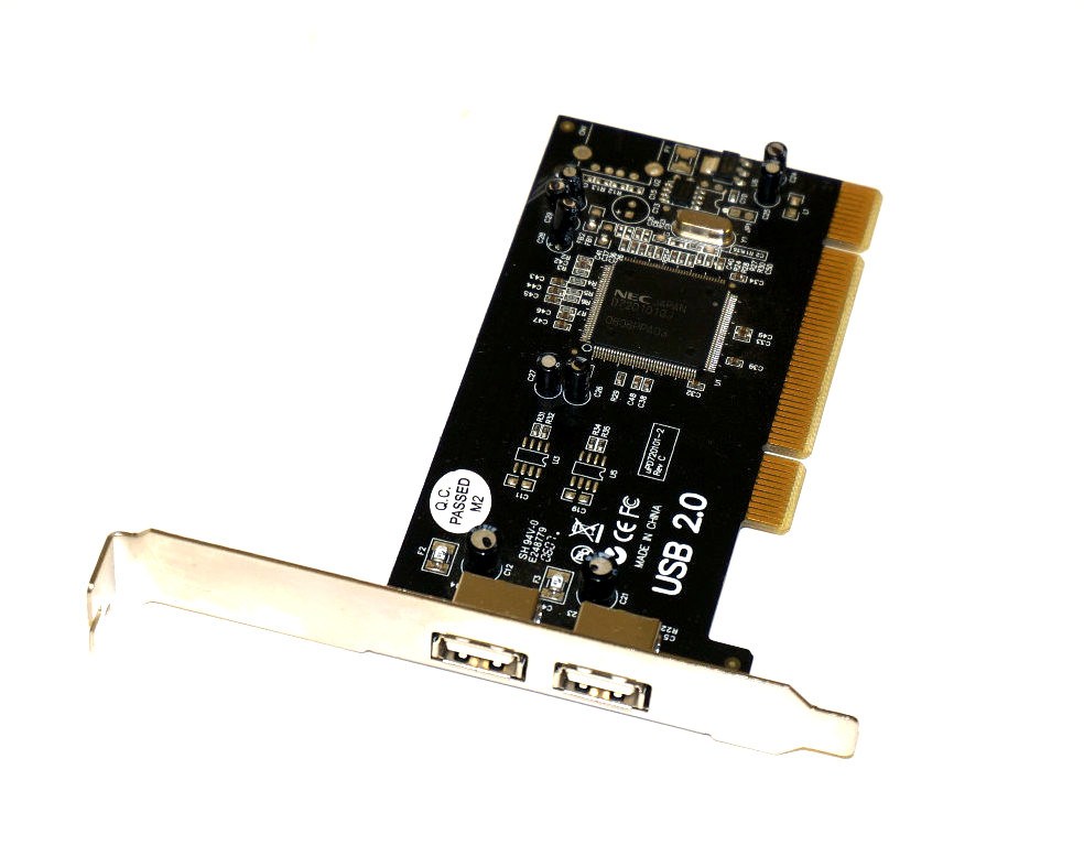 Used ADAPTEC 2217600-R PCI TO USB BOARD, AUA-2000C, REV: A 0612, 2217600R