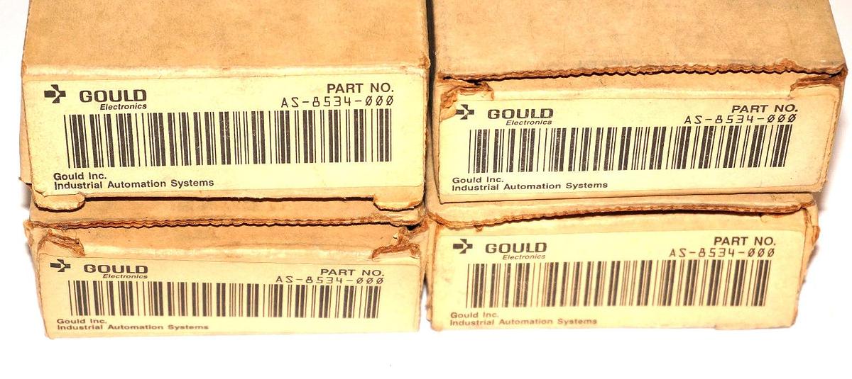 Used LOT OF 4 NIB MODICON AS-8534-000 800IO LOW DENSITY CONNECTORS PM-0056-001