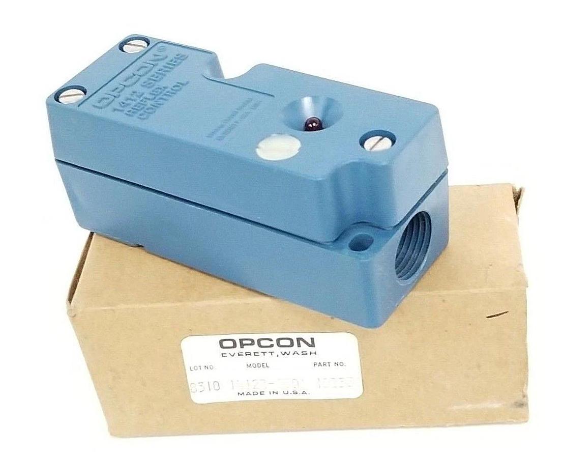 Used NIB OPCON 1412A-6501 PHOTOELECTRIC SENSOR 102355 REFLEX CONTROL 1412 SERIES