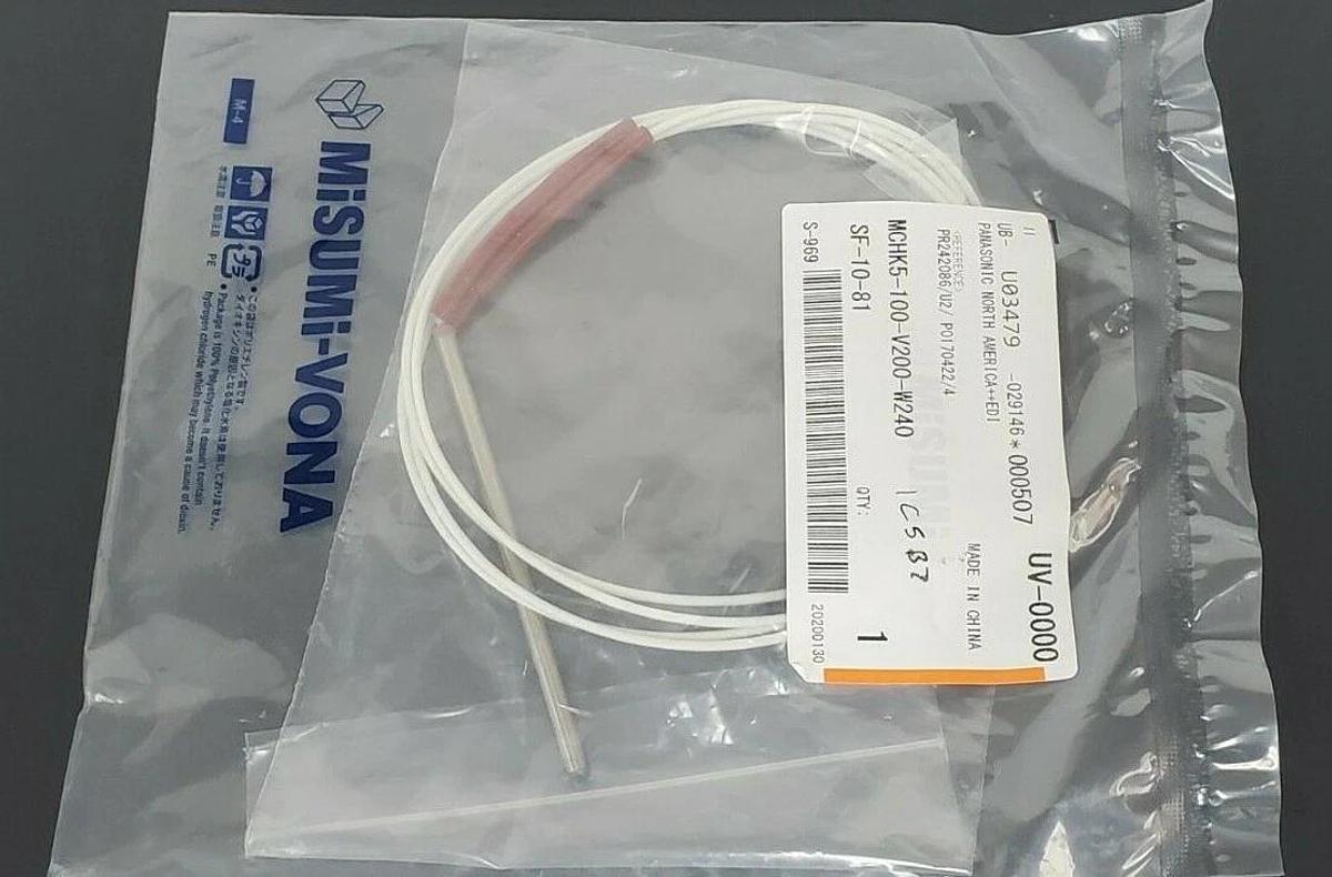 Used NEW MISUMI-VONA MCHK5-100-V200-W240 HEATER CARTRIDGE MCHK5100V200W240