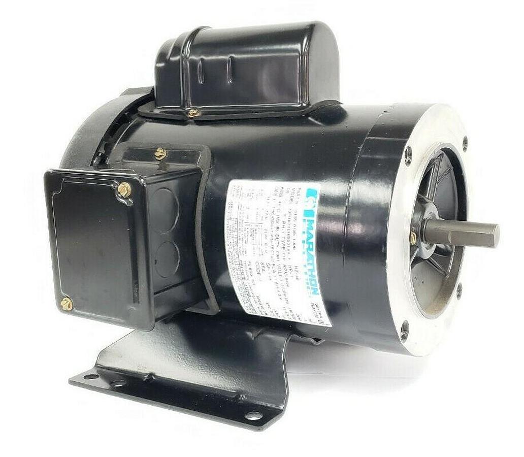 Used NEW MARCH MARATHON ELECTRIC 0155-0185-1000 CFR PUMP MOTOR 7QM182TCFR5501-AA-P