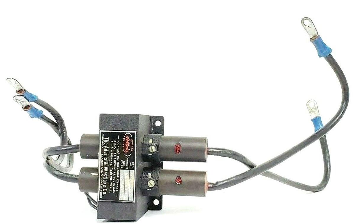 Used ADLAKE 1123-87-4 RELAY NOR. OPEN 115V 50/60HZ, 1123874