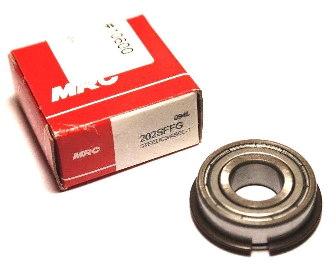 Used NIB MRC 202SFFG BALL BEARING STEEL/C3/ABEC-1, 094L, 15 X 35 X 11 MM