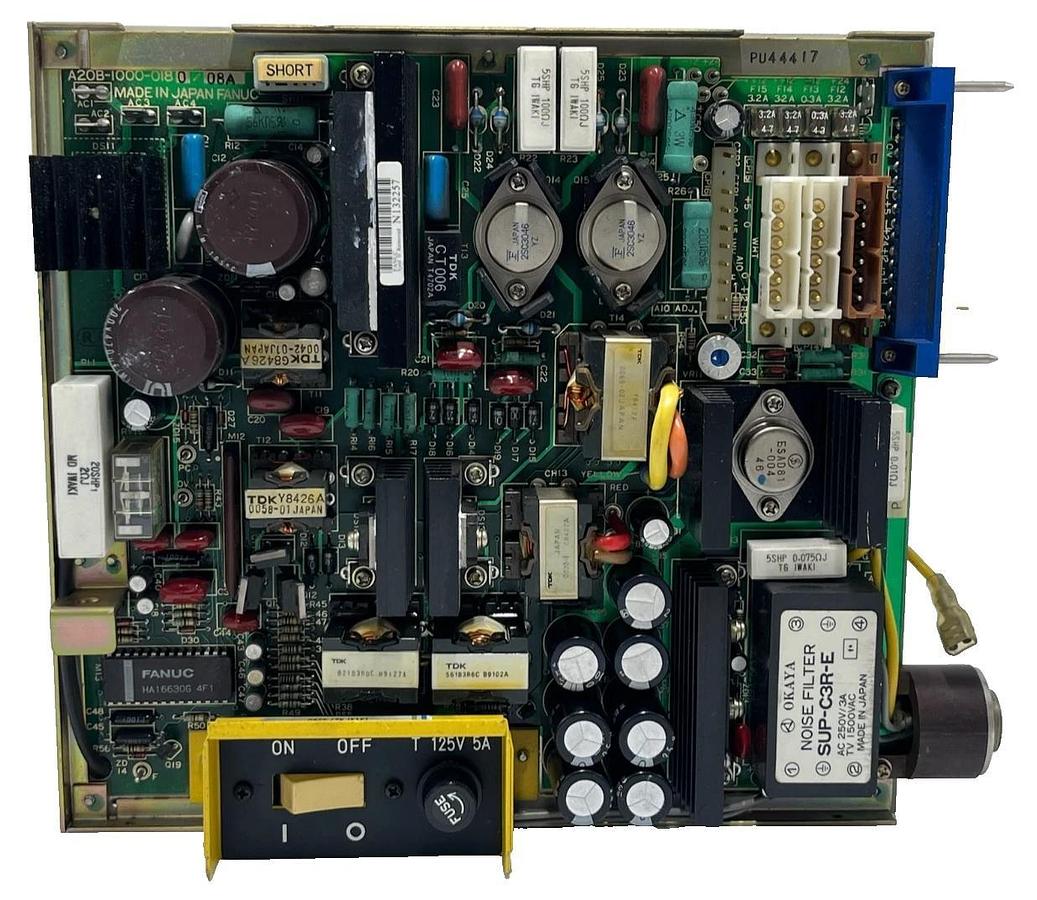 Refurbished Fanuc A20B-1000-0180/08A Power Supply Unit PCB A20B-1000-0180 Repaired