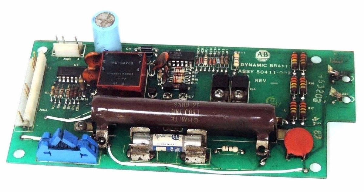 Used ALLEN BRADLEY 50411-002 DYNAMIC BRAKE BOARD 50411002