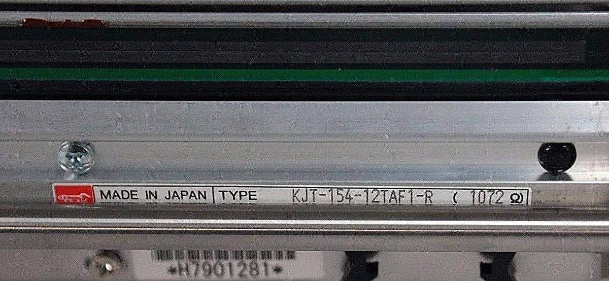 Used NEW KYOCERA KJT-154-12TAF1-R PRINTHEAD W/ QUANTA HINGED HOUSING 85-975-4638