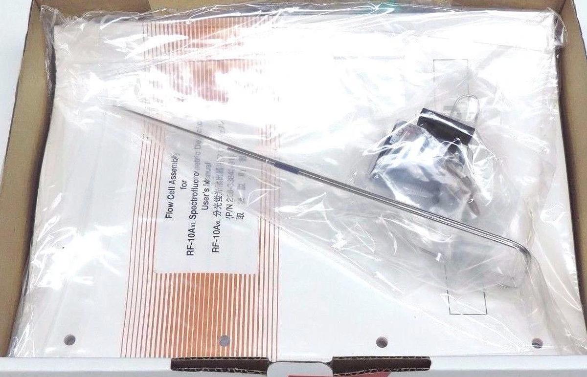 Used NIB SHIMADZU 228-33843-91 FLOW CELL ASSEMBLY, RF-10AXL, 2283384391