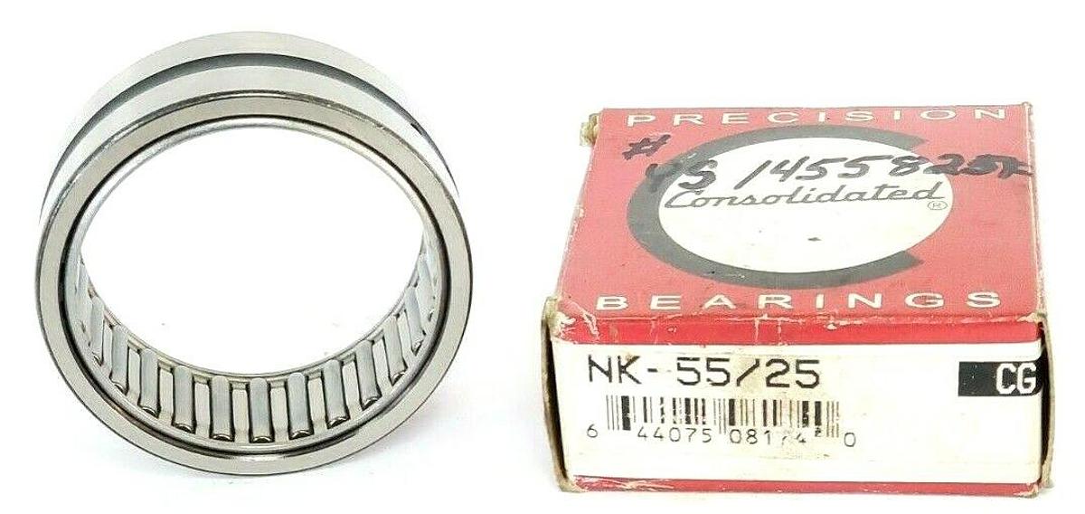 Used NIB CONSOLIDATED NK-55/25 ROLLER BEARING NK5525