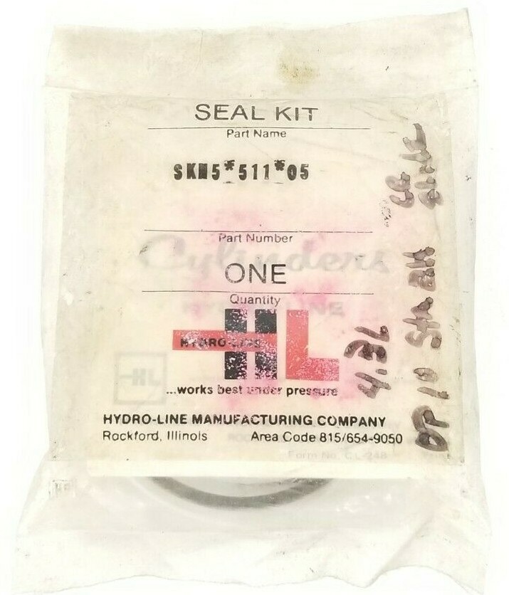 NEW HYDRO-LINE MFG. CO. SKM5-511-05 SEAL KIT SKM551105