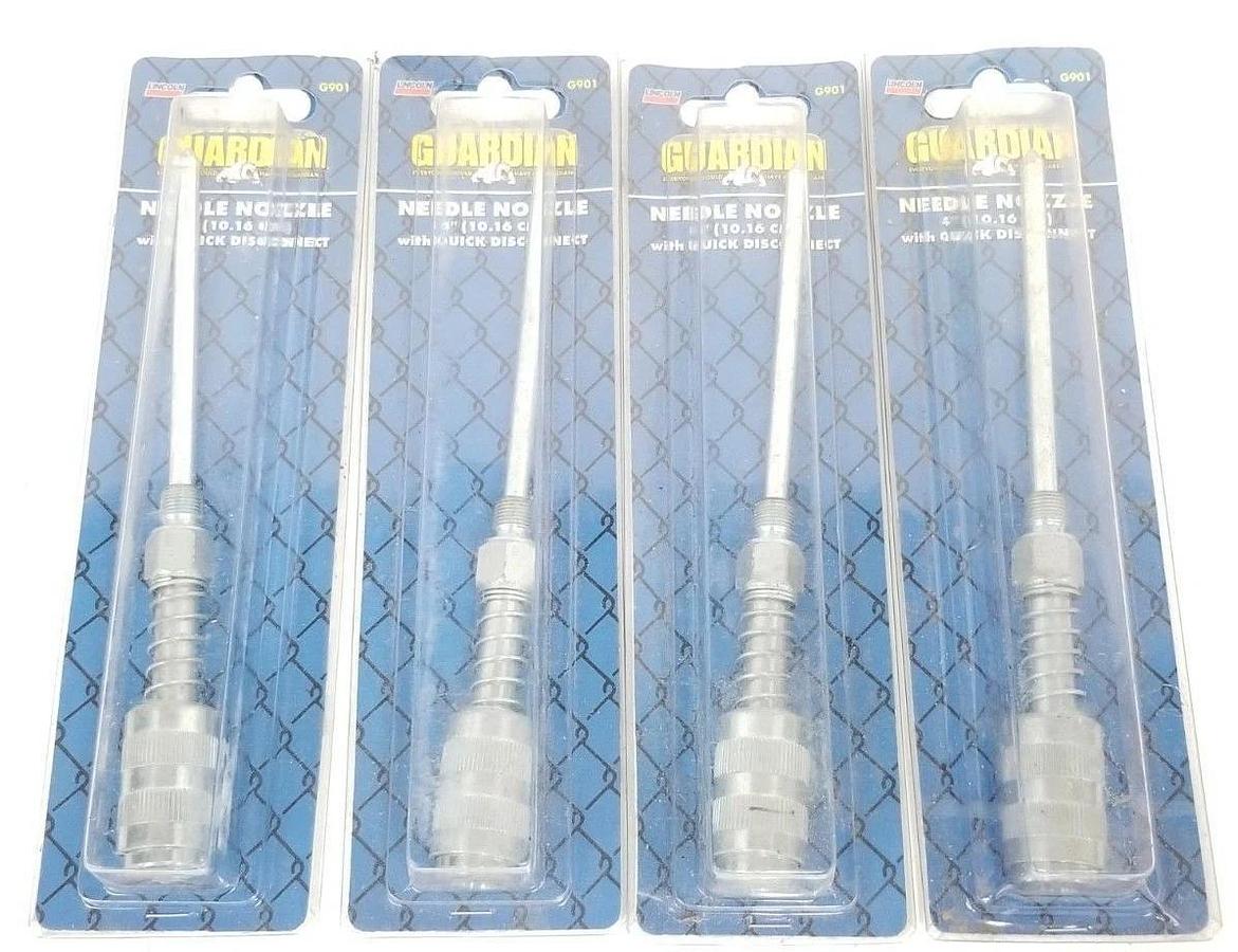 Used LOT OF 4 NEW GUARDIAN G901 NEEDLE NOZZLES 4'' WITH QUICK DISCONNECT