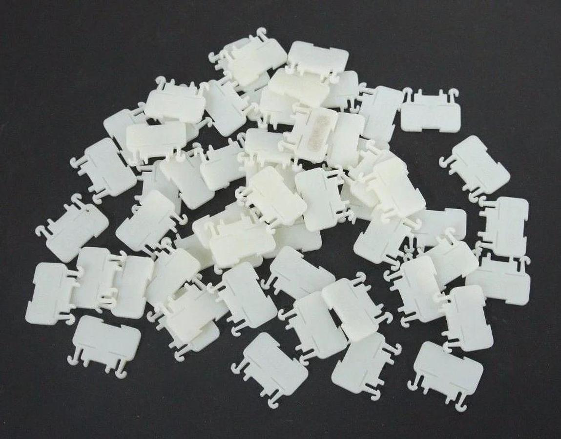 Used NIB ALLEN BRADLEY 1492-N18 SER. A END BARRIER FOR STYLE F 300V - (58 PCS)