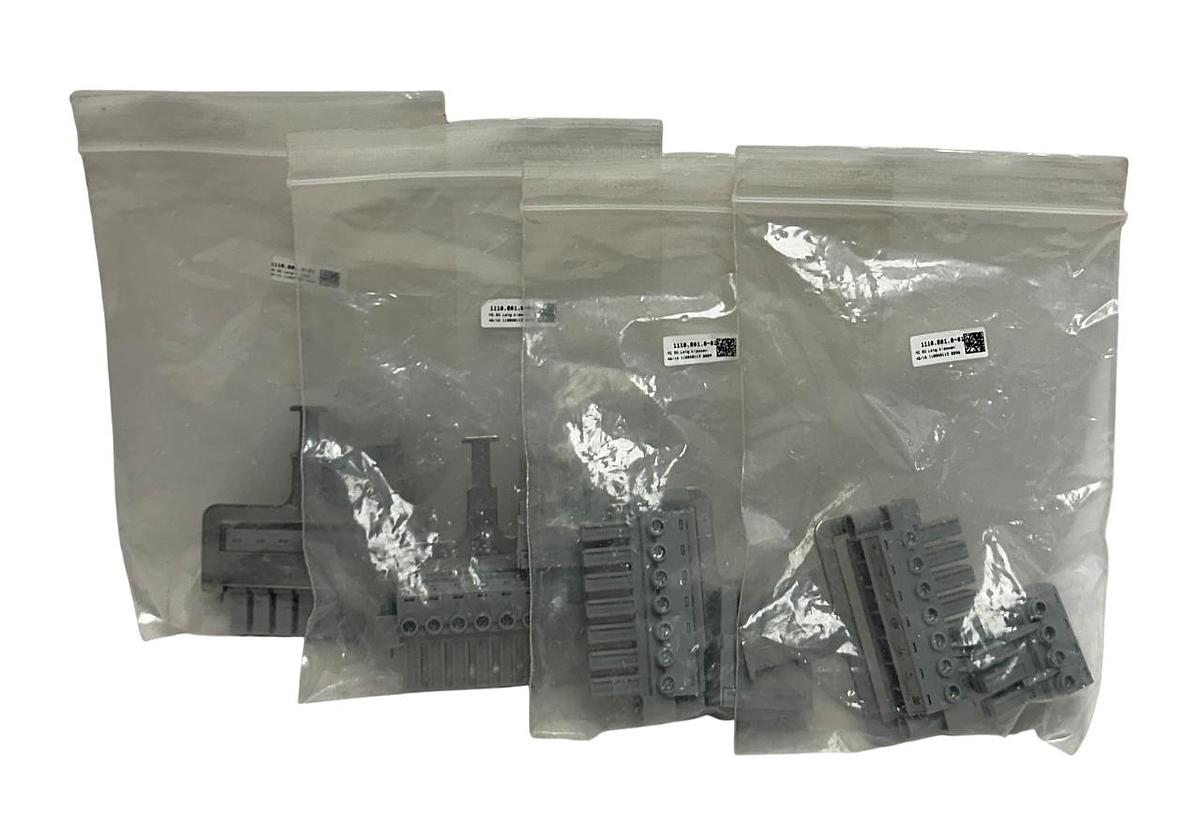 Used 4 PHOENIX CONTACT 1110.801.0-01 / 1110801001 POWER SUPPLY TERMINALS NSMP