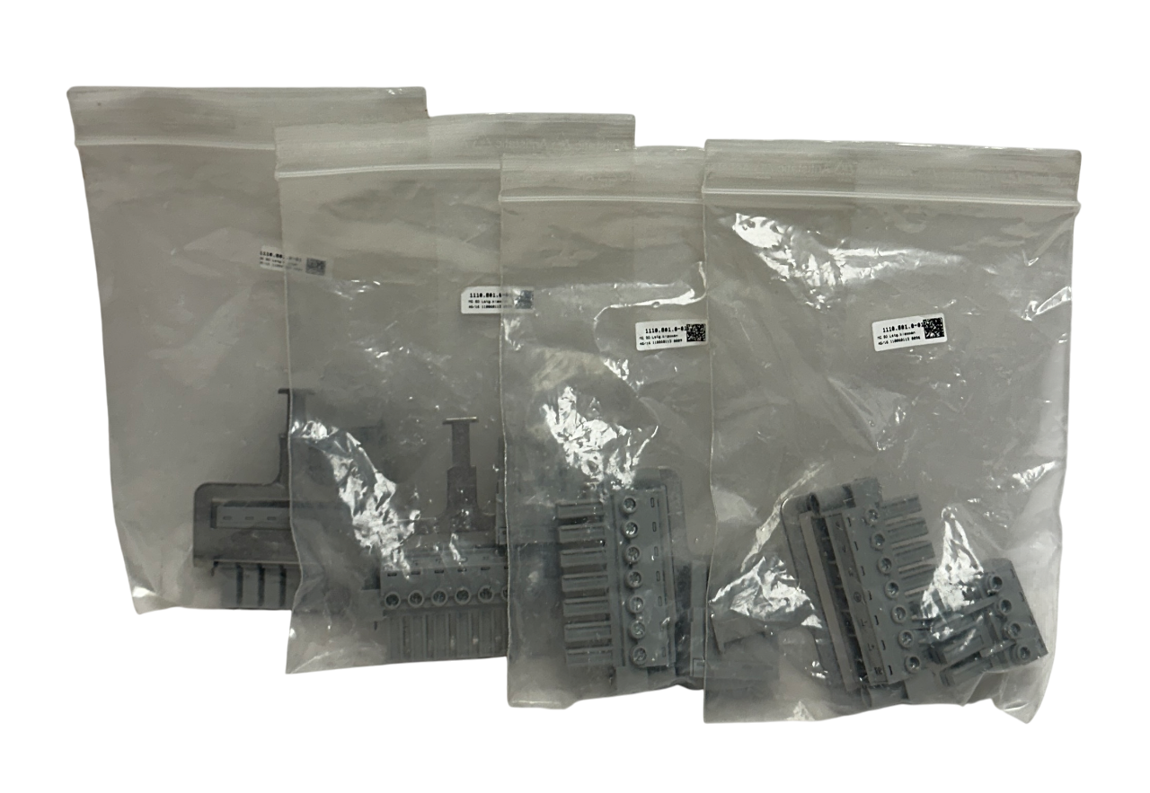 Used 4 PHOENIX CONTACT 1110.801.0-01 / 1110801001 POWER SUPPLY TERMINALS NSMP