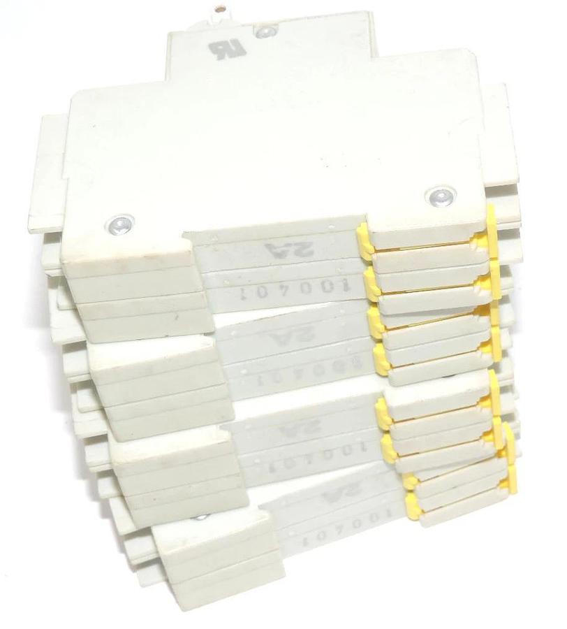Used LOT OF 4 CBI HY-MAG, QZ-2(13)D, CURVE 2 CIRCUIT BREAKERS 2A, 480V~