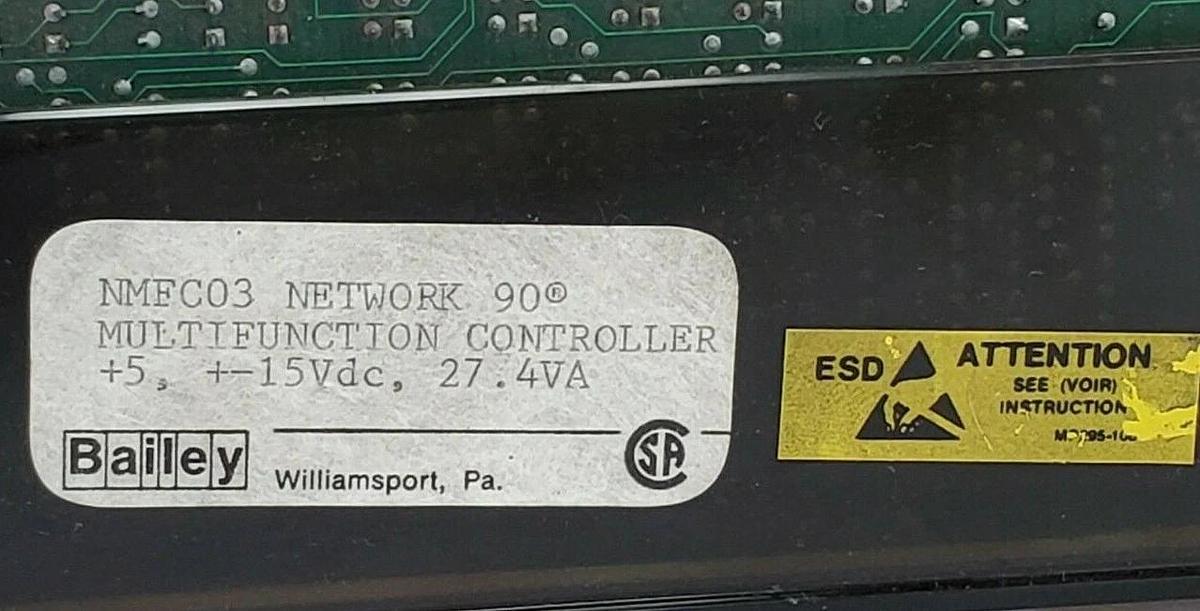 Used BAILEY CONTROLS 6636896A1 PC BOARD ASSEMBLY NMFC03