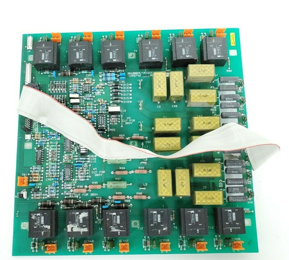 Used BOSTON / FINCOR 105574201-E SNUBBER / TRIGGER BOARD REV: E AL 105574201