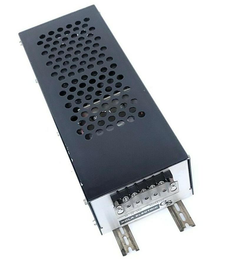 Used SOLA ELECTRIC 28-24-250 POWER SUPPLY 24VDC 5A 2824250