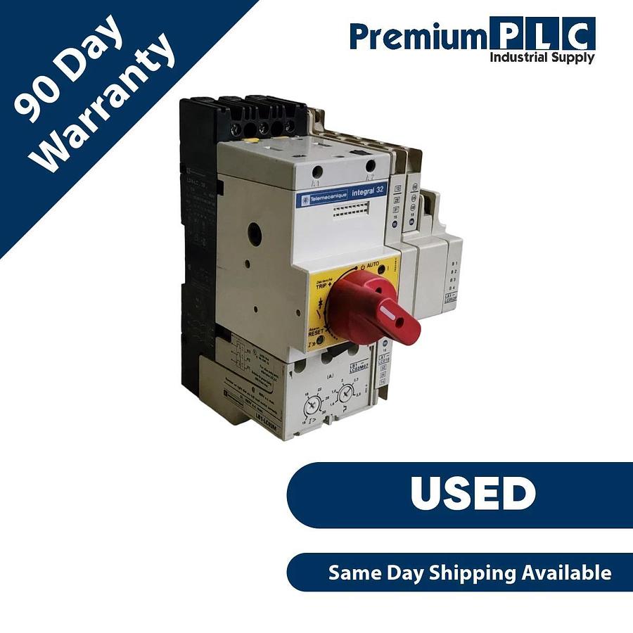 Used TELEMECANIQUE LD4-LC030 / LD4LC030 CONTACTOR W/ LB1-LC03M10 LA1-LC010 LA1-LC052F