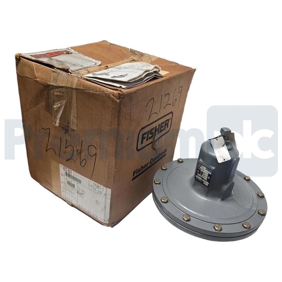 Fisher Controls 95L-22 Pressure Regulator In/Out 125/300PSI Range 2-6 PSI 1" NPT