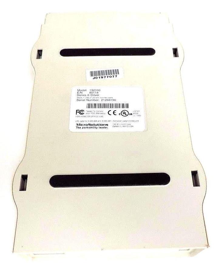 Used MICROSOLUTIONS MODEL 192100 BACKPACK CD-REWRITER 80114