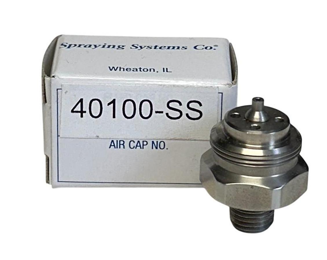 SPRAYING SYSTEMS CO 40100-SS / 40100SS SPRAY NOZZLE FLUID CAP STAINLESS NSMP