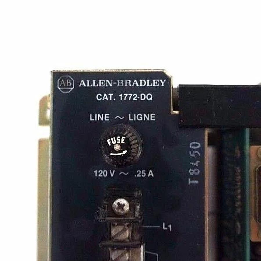 Used ALLEN BRADLEY 1772-DQ LINE DRIVE / RECEIVER CHASSIS-CMDE LIGNE / REC INPUT