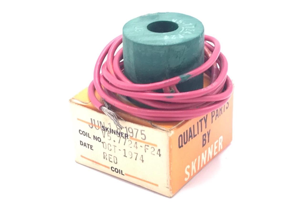 NIB SKINNER V5.7724-F24 VALVE REPLACEMENT COIL 4.0-4.9 OHMS