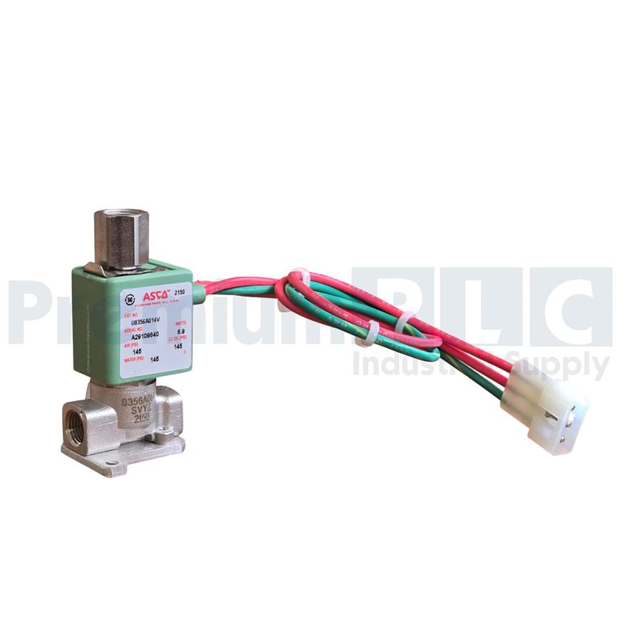 ASCO U8356A014V 3/2 8356 SERIES 3-Way/2-Pos SOLENOID VALVE 1/8" NPT SS 316 NUPI