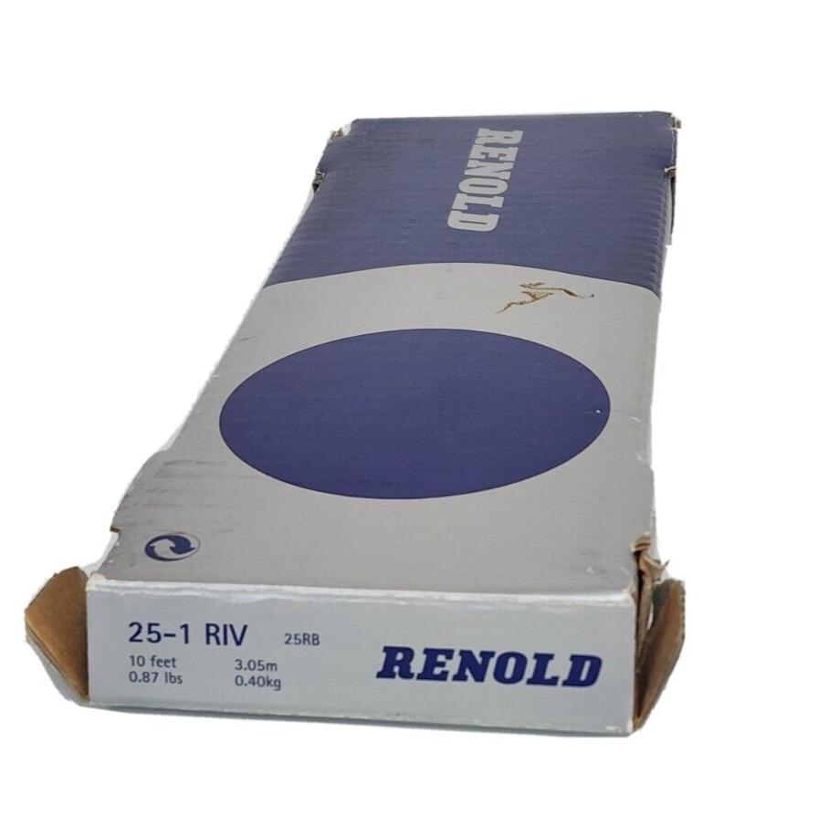 NIB RENOLD 25RB 25-1 RIV 10 FEET CHAIN