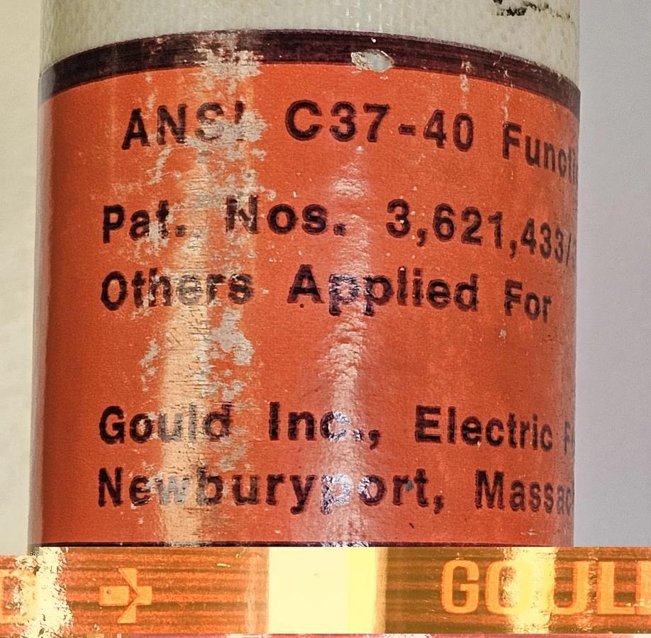 Used GOULD SHAWMUT 225-007-975 / CL-14 CURRENT LIMITING FUSE 15.5kV MAX 225007975