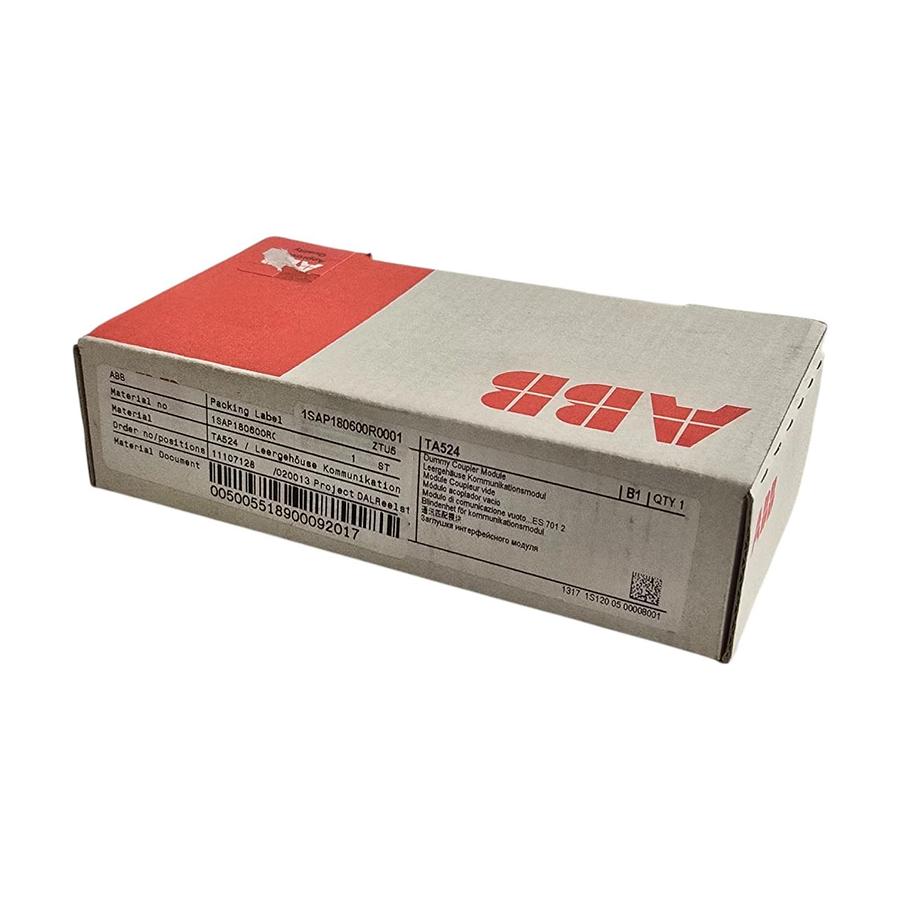 Used ABB TA524 | 1SAP180600R0001 S500 AC500 Dummy Extension Terminal Slot Cover NSMP