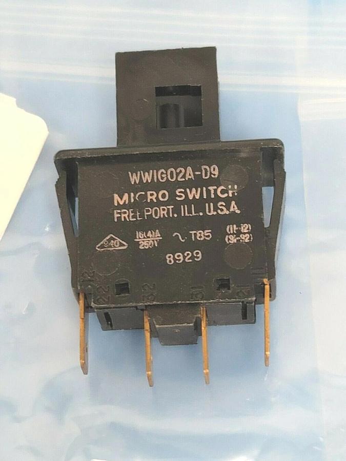 LOT OF 10 NEW HONEYWELL MICRO SWITCH WW1G02A-D9 LARGE BASIC SWITCHES WW1G02AD9