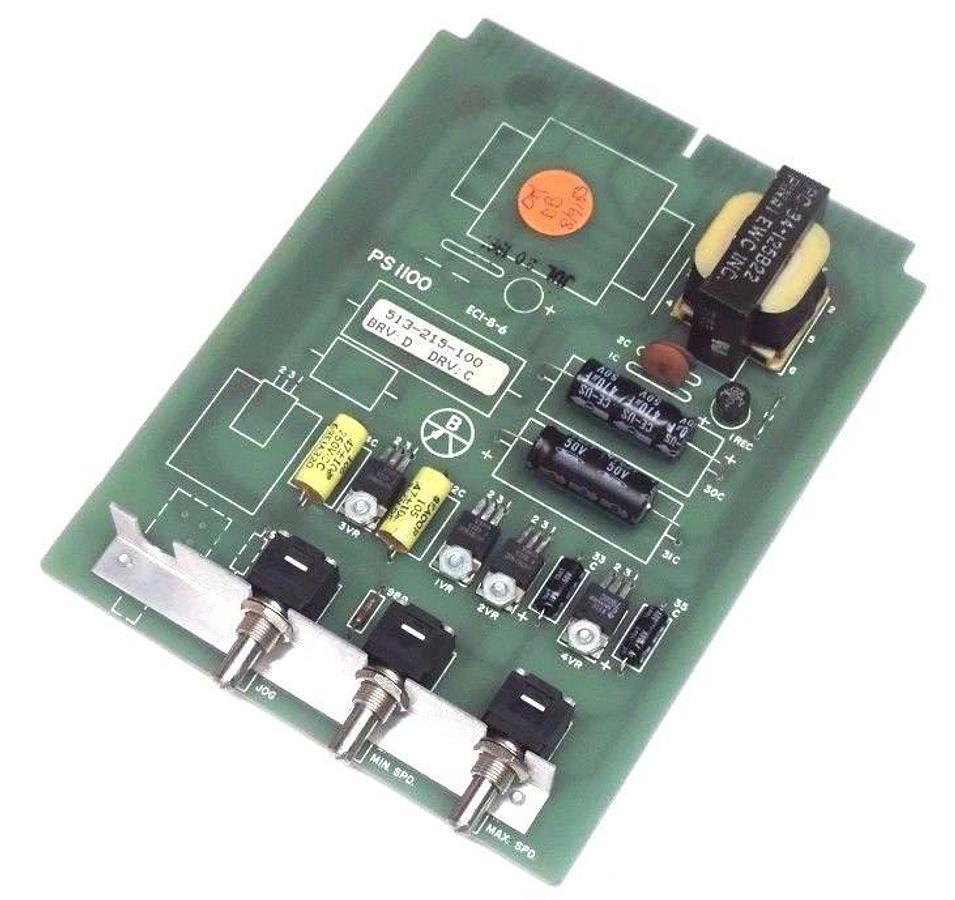 Used BURTON 513-215-100 PC BOARD PS1100 BRV D DRV C ECI-B-6, 513215100