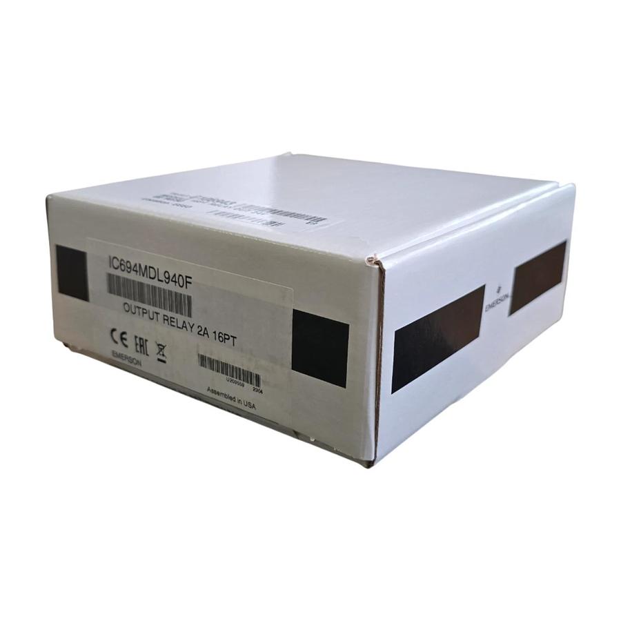 Used GE FANUC EMERSON IC694MDL940F RX3i OUTPUT RELAY MODULE 2A 16PT IC694MDL940 NSFS