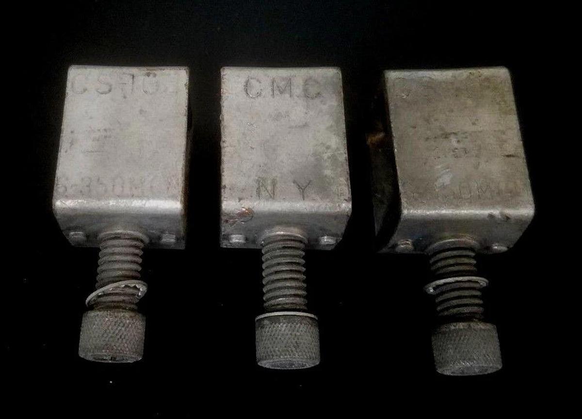 Used LOT OF 3 CMC CS-103 LUGS CS103