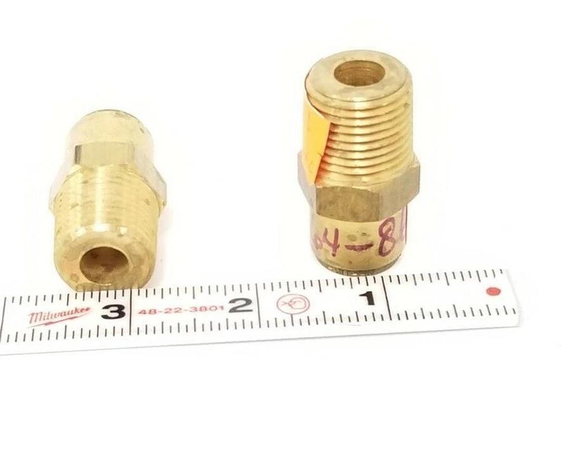 LOT OF 2 NEW GENERIC 64-869 PUSH TO CONNECT FITTINGS 1/2OD-NE-UK-1/2OD-NE-UK